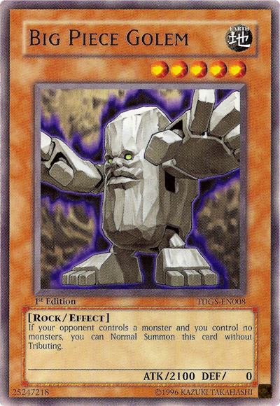 Big Piece Golem [TDGS-EN008] Rare 