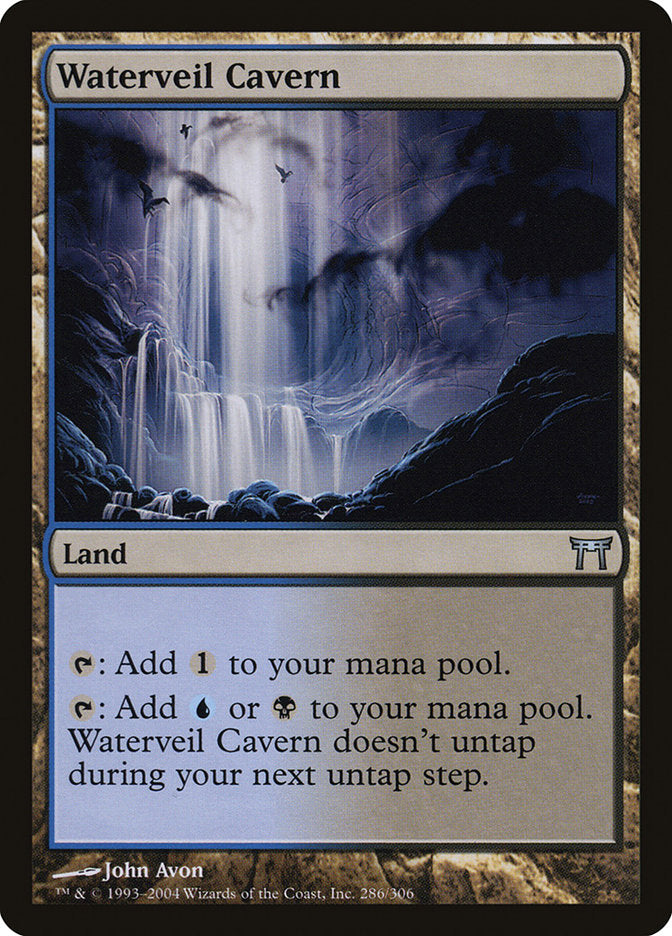 Waterveil Cavern [Champions of Kamigawa] 