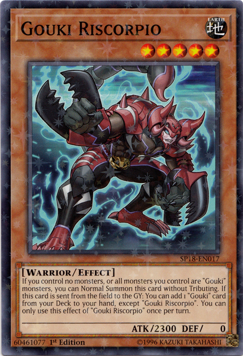Gouki Riscorpio [SP18-EN017] Starfoil Rare 