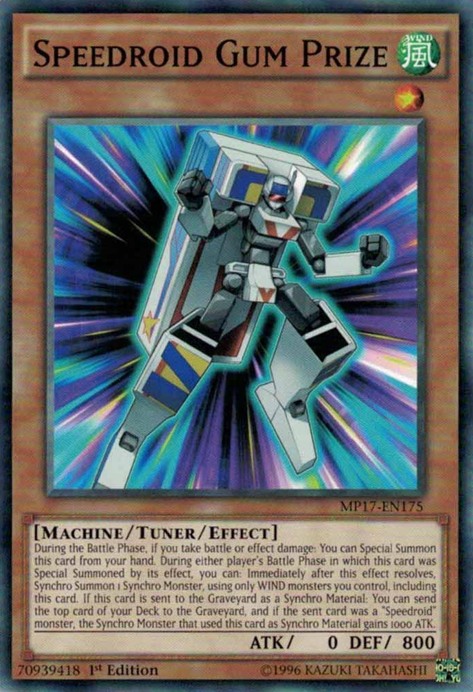 Speedroid Gum Prize [MP17-EN175] Common 