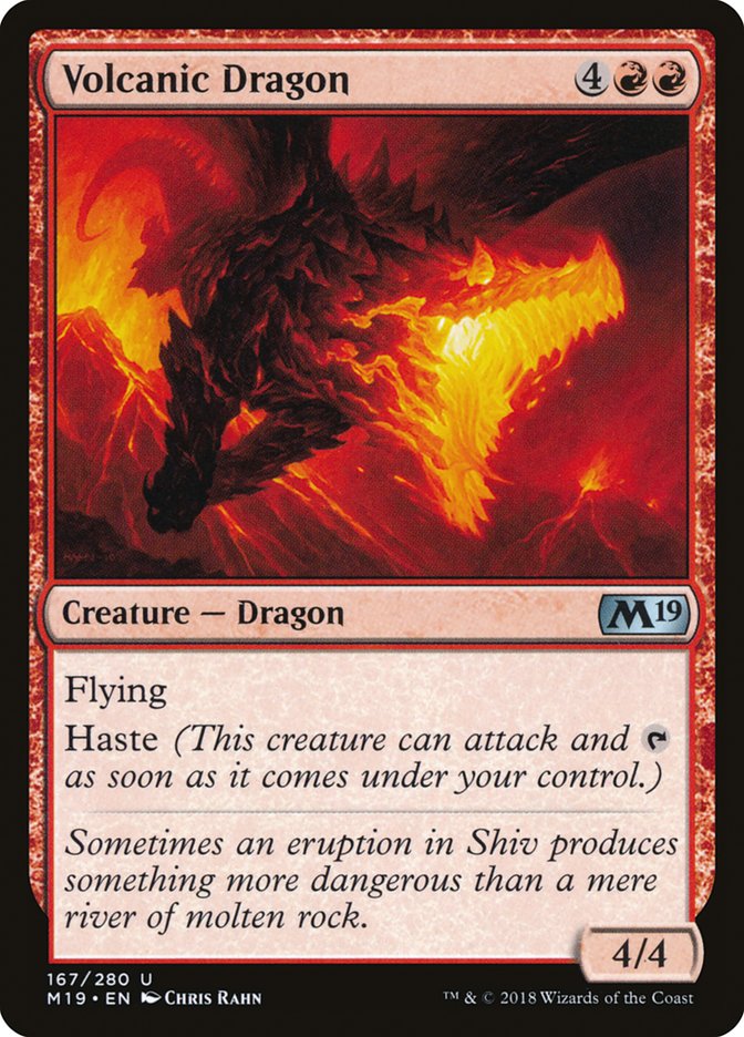 Volcanic Dragon [Core Set 2019] 