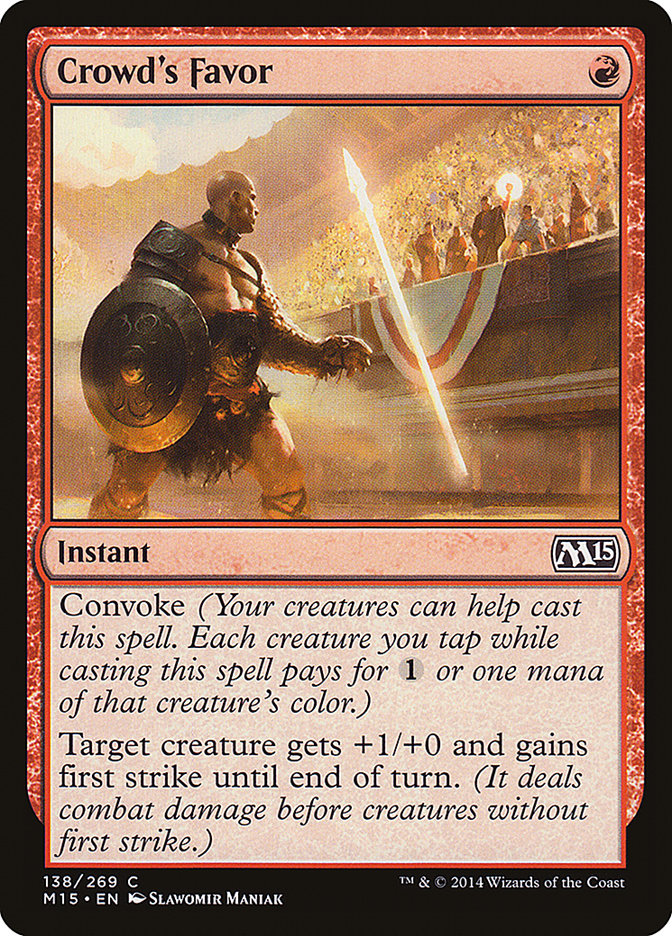 Crowd's Favor [Magic 2015] 