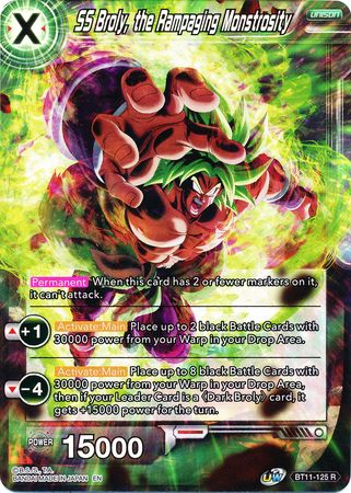 SS Broly, the Rampaging Monstrosity (BT11-125) [Vermilion Bloodline 2nd Edition] 