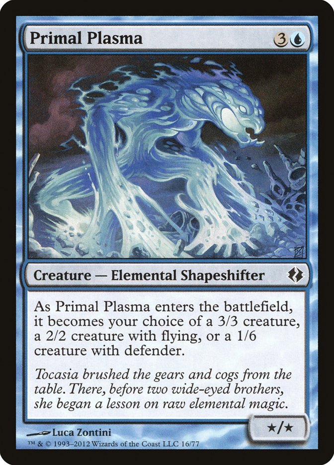 Primal Plasma [Duel Decks: Venser vs. Koth] 