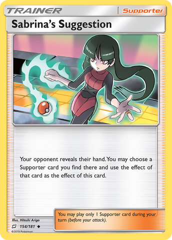 Sabrina's Suggestion (154/181) [Sun &amp; Moon: Team Up] 