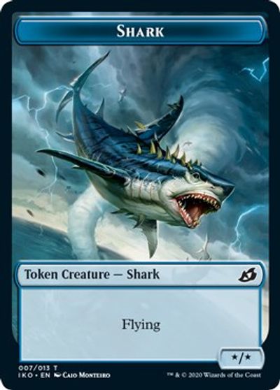 Angel Warrior // Shark Double-Sided Token [Challenger Decks 2021 Tokens] 