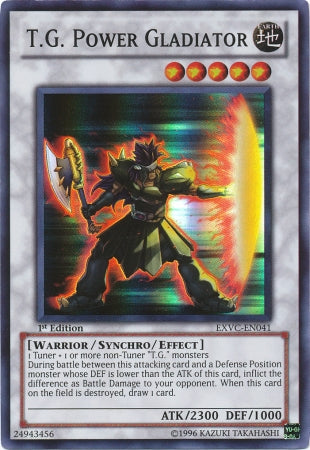 TG Power Gladiator [EXVC-EN041] Super Rare 