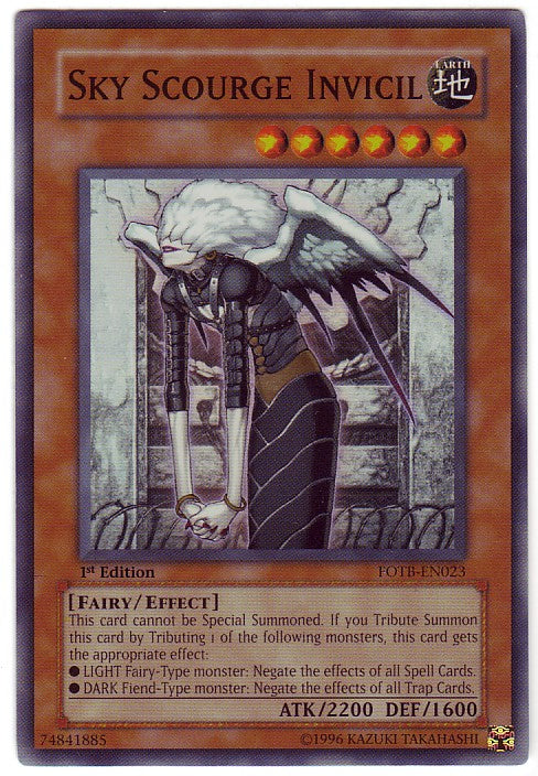 Sky Scourge Invicil [FOTB-EN023] Super Rare 