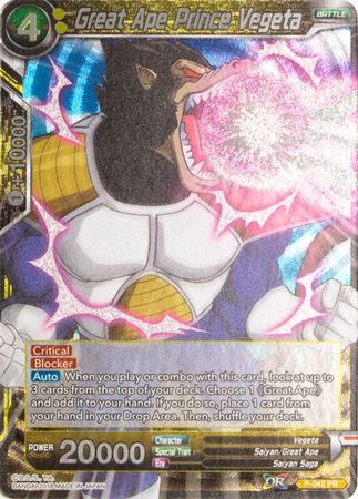 Great Ape Prince Vegeta (P-042) [Promotion Cards] 