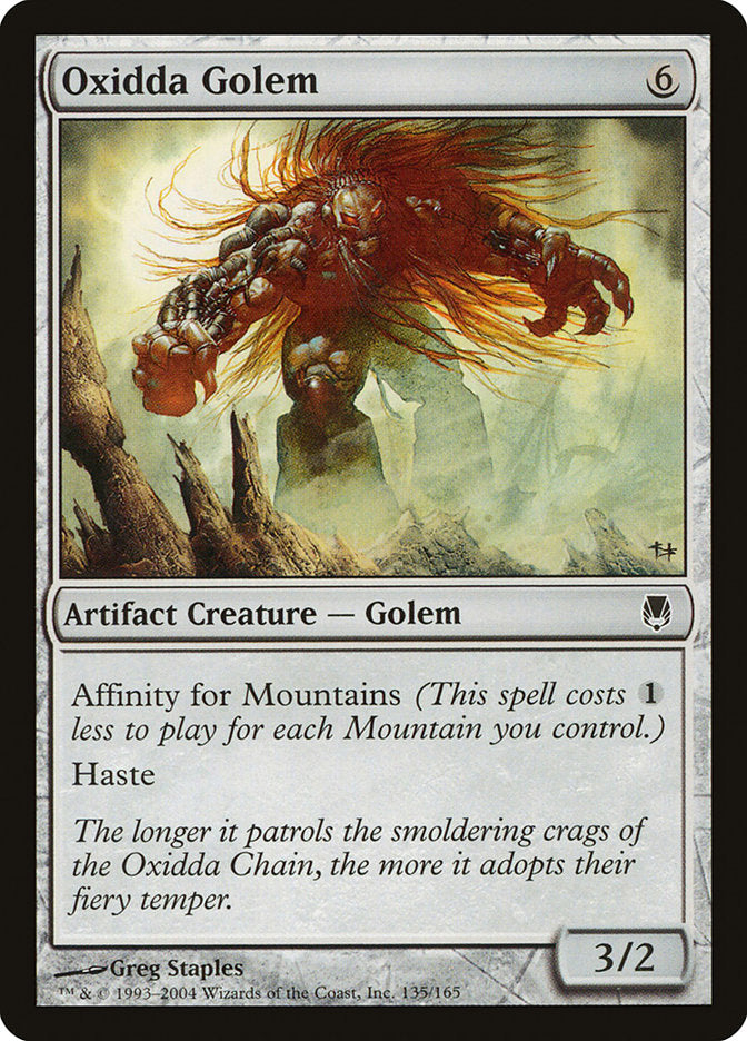 Oxidda Golem [Darksteel] 