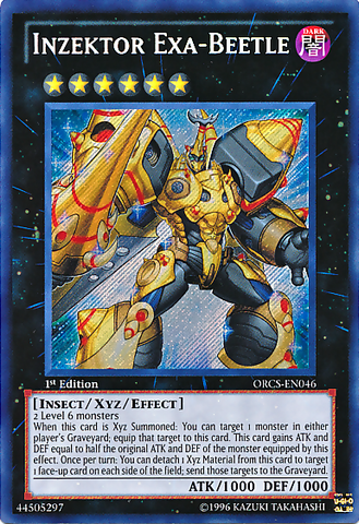 Inzektor Exa-Beetle [ORCS-EN046] Secret Rare 