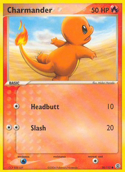 Charmander (58/112) [EX: FireRed &amp; LeafGreen] 