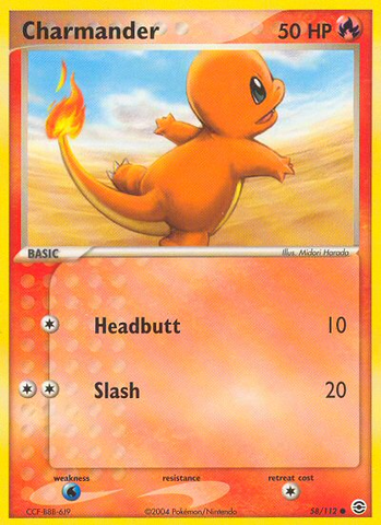 Charmander (58/112) [EX: FireRed &amp; LeafGreen] 