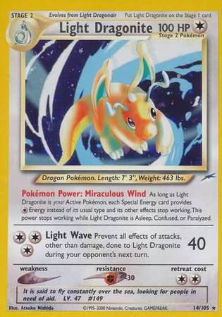 Light Dragonite (14/105) [Neo Destiny Unlimited] 