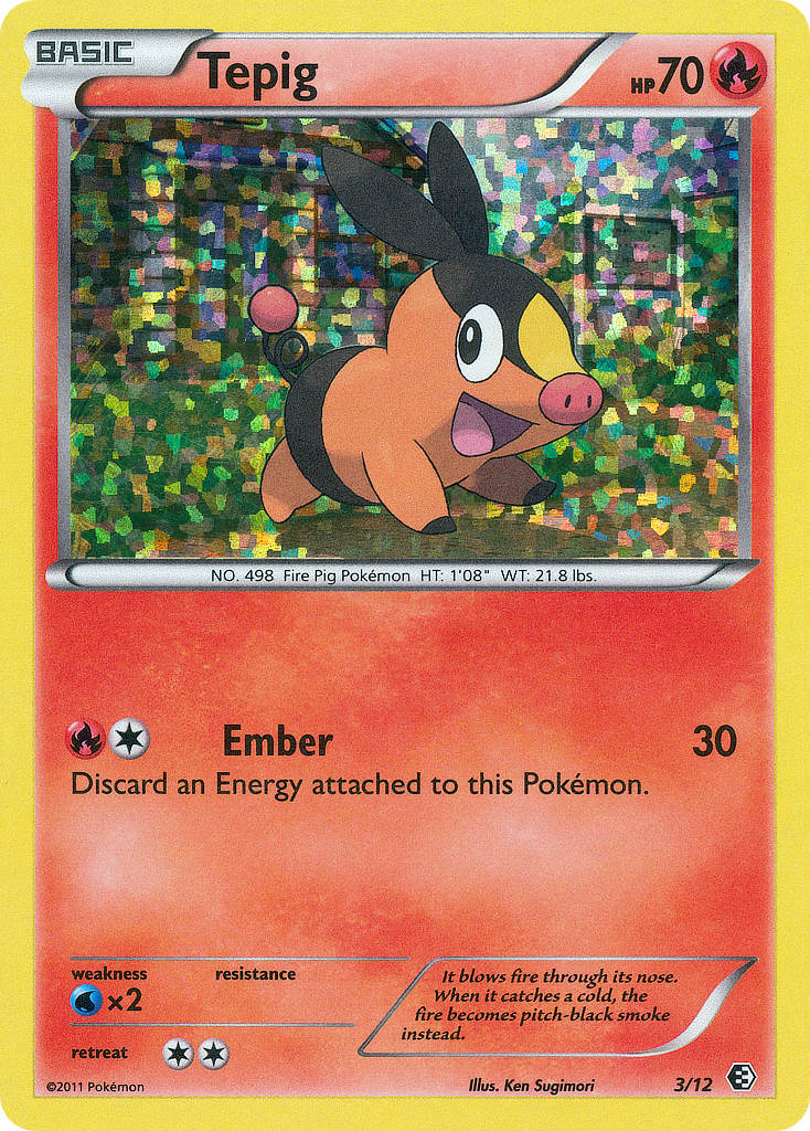 Tepig (3/12) [McDonald's Promos: 2011 Collection] 