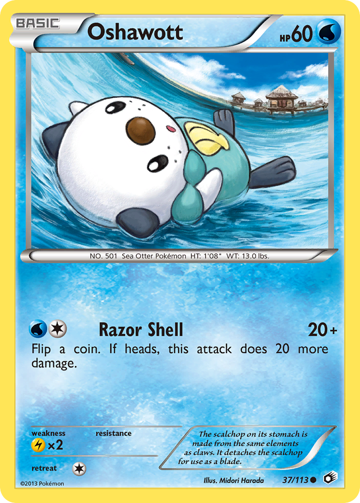 Oshawott (37/113) [Black &amp; White: Legendary Treasures] 