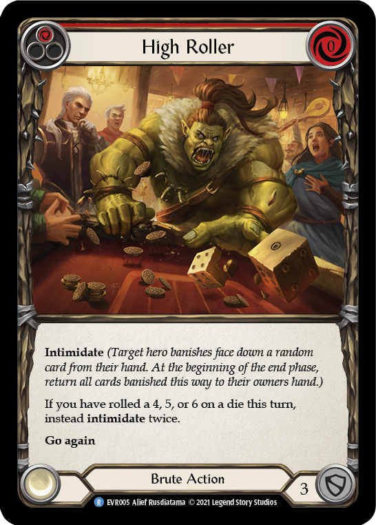 High Roller (Red) [EVR005] (Everfest) 1st Edition Normal 