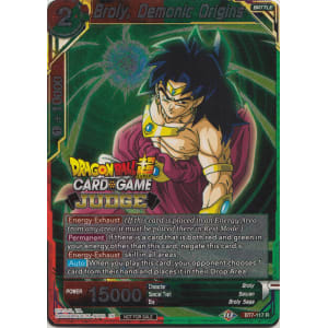 Broly, Demonic Origins (BT7-117) [Judge Promotion Cards] 