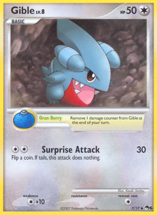 Gible (7/17) [POP Series 6] 