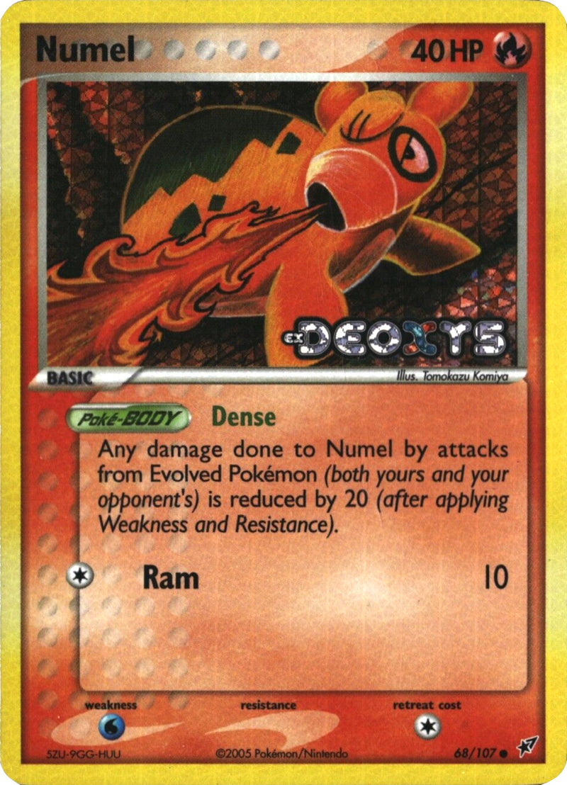 Numel (68/107) (Stamped) [EX: Deoxys] 