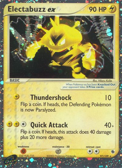 Electabuzz ex (97/109) [EX: Ruby &amp; Sapphire] 