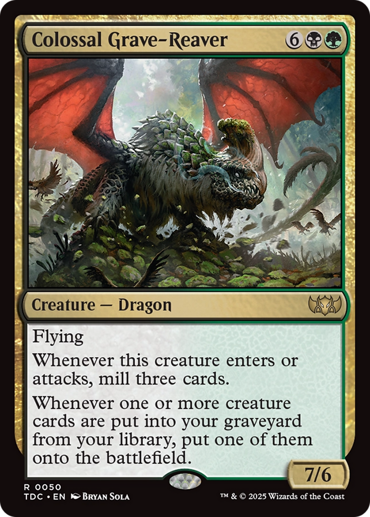 Colossal Grave-Reaver [Tarkir: Dragonstorm Commander] 