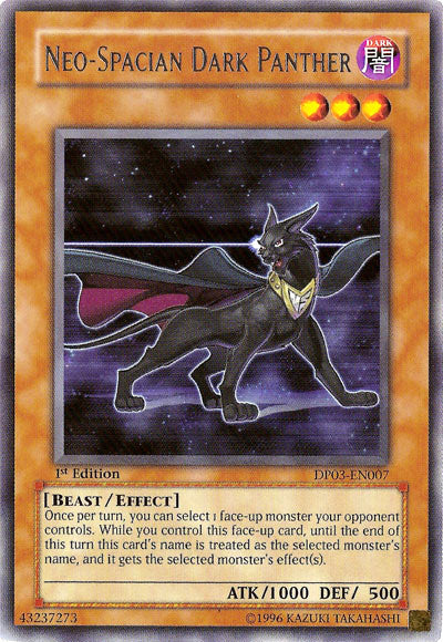 Neo-Spacian Dark Panther [DP03-EN007] Rare 