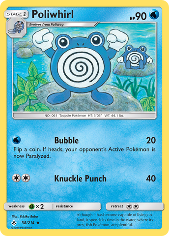 Poliwhirl (38/214) [Sun &amp; Moon: Unbroken Bonds] 