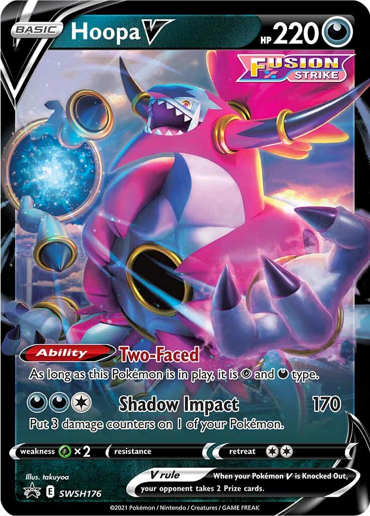 Hoopa V (SWSH176) (Jumbo Card) [Sword &amp; Shield: Black Star Promos] 