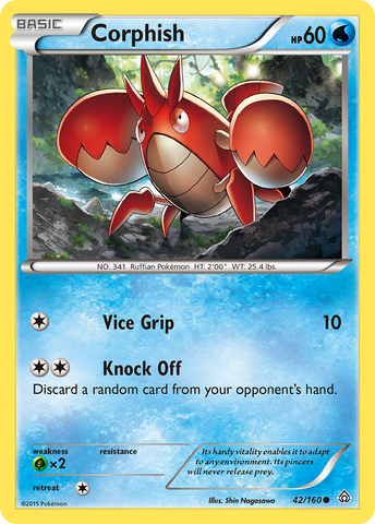 Corphish (42/160) [XY: Primal Clash] 