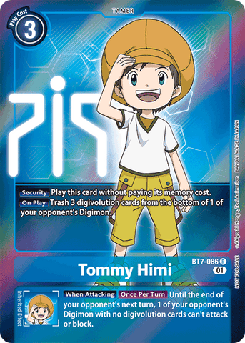Tommy Himi [BT7-086] (Alternative Art - Box Topper) [Next Adventure] 