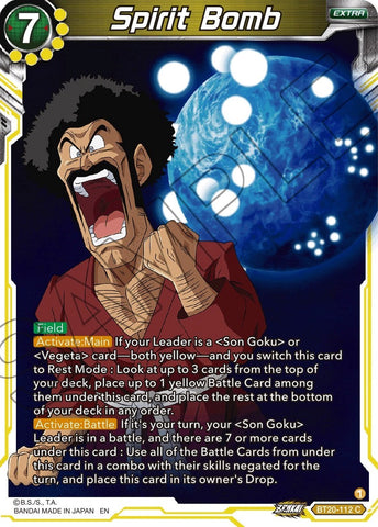 Spirit Bomb (BT20-112) [Power Absorbed] 
