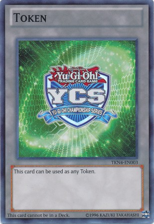 Yu-Gi-Oh Championship Series Token (Green) [TKN4-EN003] Super Rare 