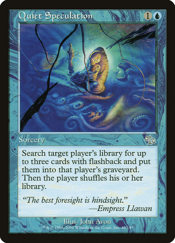 Quiet Speculation [Judgment] 