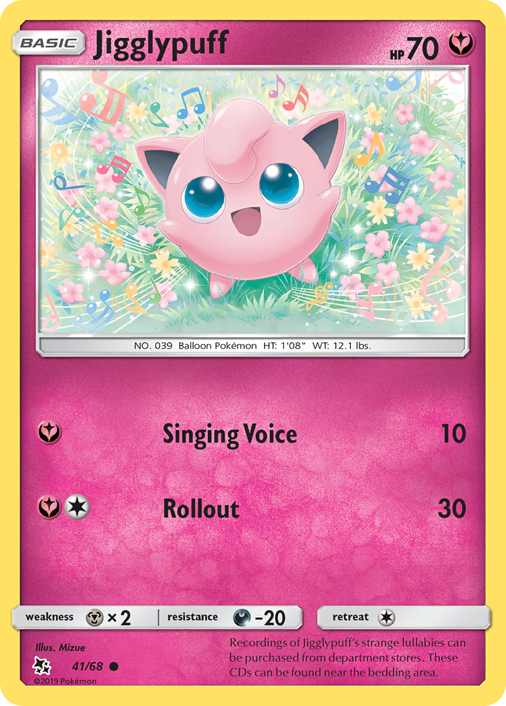 Jigglypuff (41/68) [Sun &amp; Moon: Hidden Fates] 
