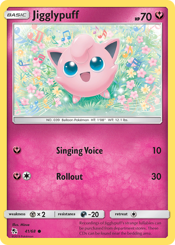 Jigglypuff (41/68) [Sun &amp; Moon: Hidden Fates] 