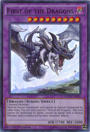 First of the Dragons [NECH-EN050] Super Rare 
