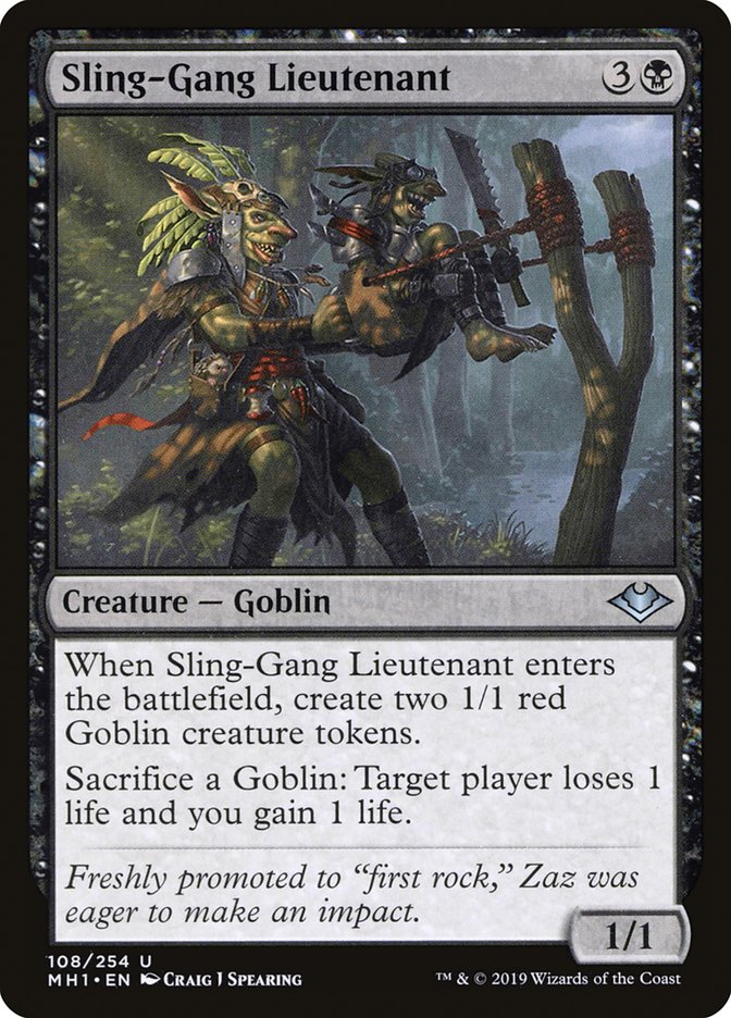 Sling-Gang Lieutenant [Modern Horizons] 
