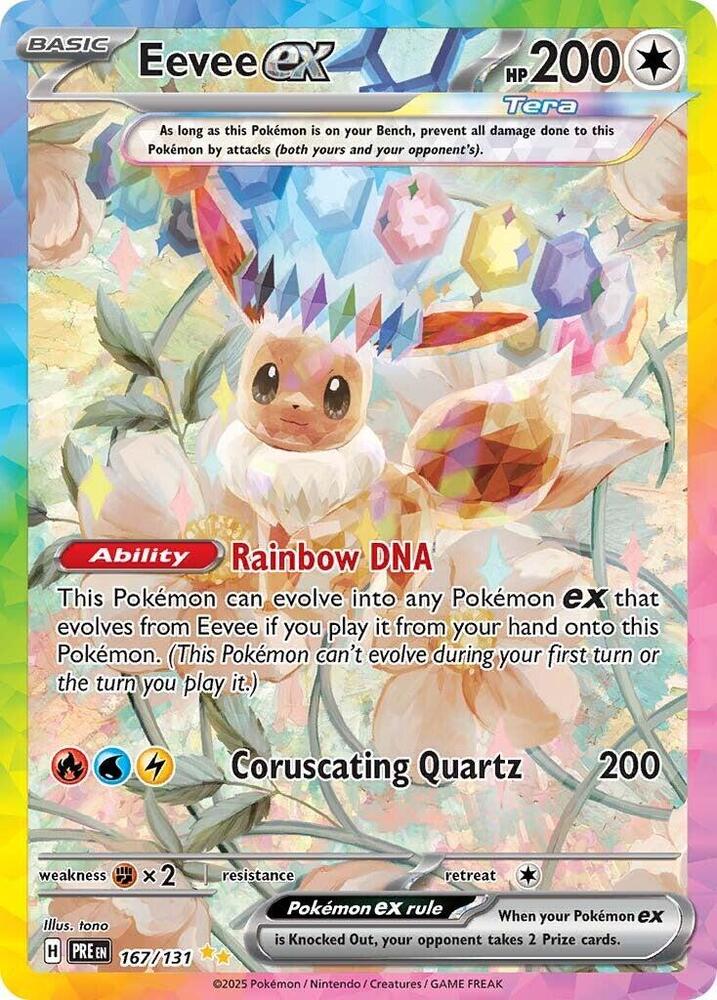 Eevee ex (167/131) [Scarlet &amp; Violet: Prismatic Evolutions] 