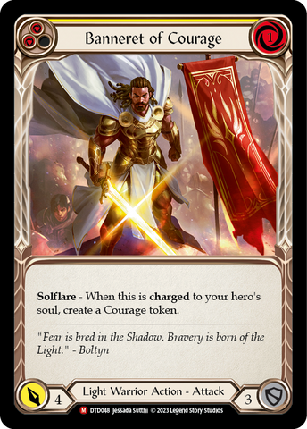 Banneret of Courage [DTD048] (Dusk Till Dawn) Rainbow Foil 