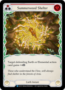 Summerwood Shelter (Red) [ELE125] (Tales of Aria) 1st Edition Rainbow Foil 