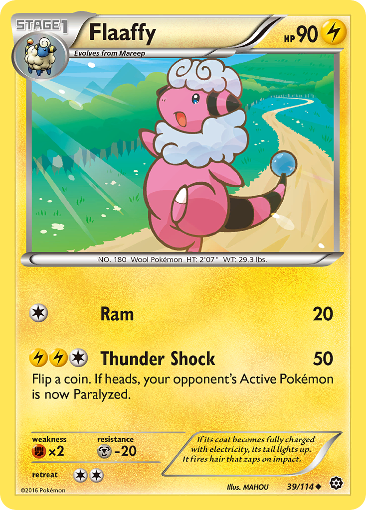 Flaaffy (39/114) [XY: Steam Siege] 