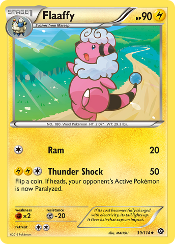 Flaaffy (39/114) [XY: Steam Siege] 
