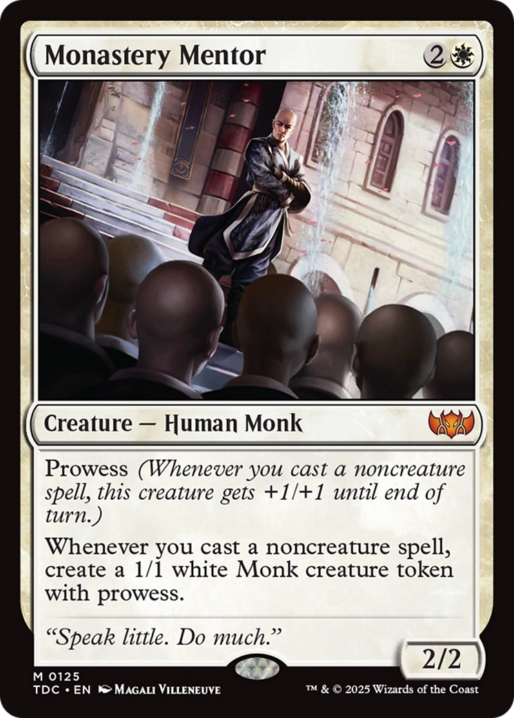 Monastery Mentor [Tarkir: Dragonstorm Commander] 