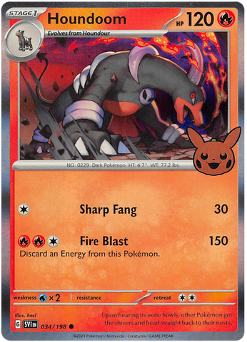 Houndoom (034/198) [Trick or Trade 2023] 