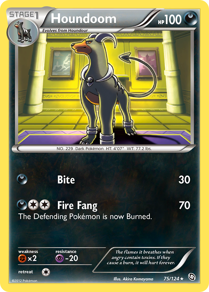 Houndoom (75/124) [Black &amp; White: Dragons Exalted] 