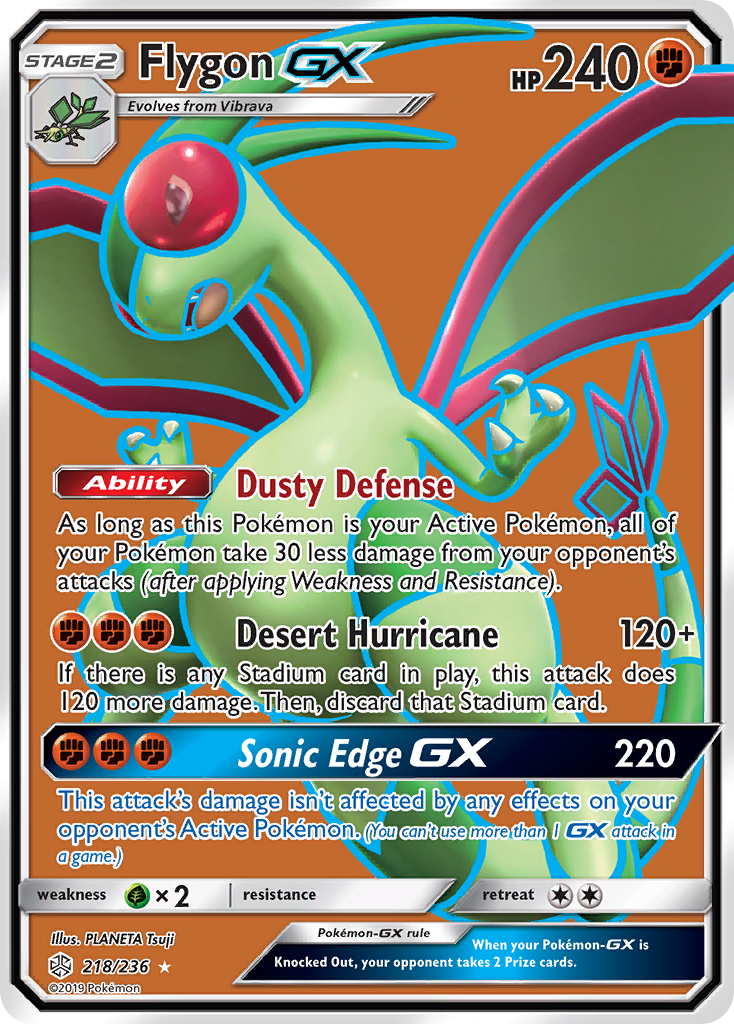 Flygon GX (218/236) [Sun &amp; Moon: Cosmic Eclipse] 