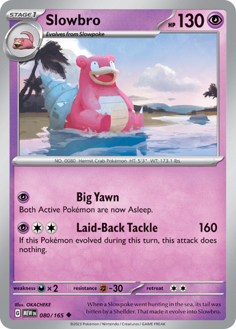Slowbro (080/165) [Scarlet &amp; Violet: 151] 