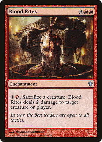 Blood Rites [Commander 2013] 