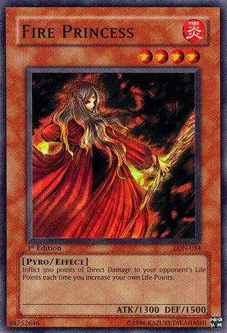 Fire Princess [LON-034] Super Rare 